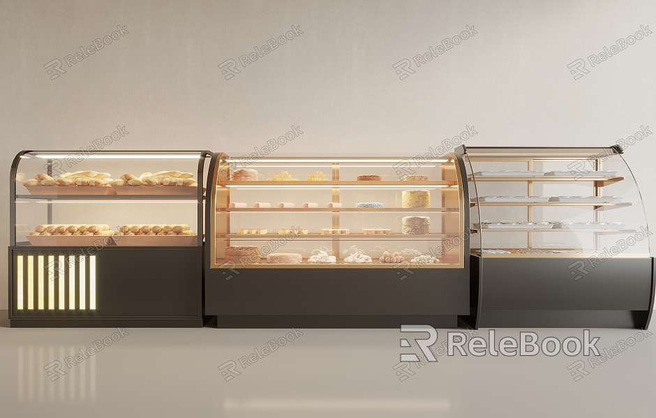 Dessert Cake Display Cabinet model