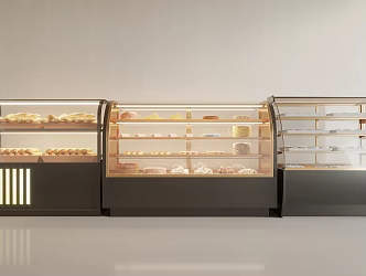 Dessert Cake Display Cabinet 3d model