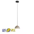 Modern Minimalist Pendant Light With Cream Dome Shade And Gold Accent