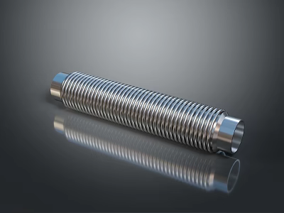 Sleek Modern Silver Spiral Metal Lighting Combination For Contemporary Decor Design 3d model