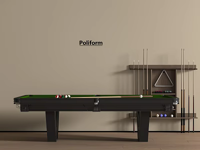 Modern billiard table 3d model