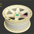 High Quality White Automotive Wheel Rim With Stylish Design And Durable Material