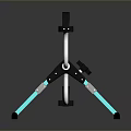 Kettler Stationary Bike With Teal Frame Black Accents And Control Panel