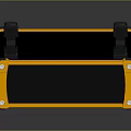 Black and Yellow Hard Shell Equipment Case With Reinforced Frames and Ergonomic Handles