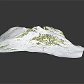 Wooden Stone Decorative Slab Featuring Green And White Natural Textures For Interior Design