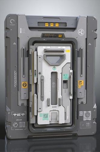 Science Fiction Door 3d model