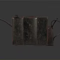 Rustic Household Items Collection With Funnel Watering Can And Triangular Container