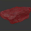 Purple Gray Natural Stone Material With Rough Surface And Textured Design