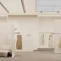 Tominx Women's Clothing Store With Modern Interior And Elegant Dress Displays