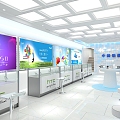 Mobile Phone Store China Unicom 3d model