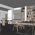 Modern Party-Mass Service Center 3d model