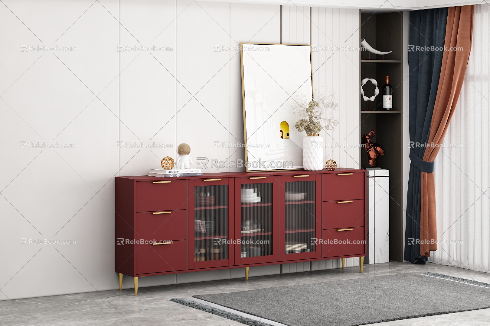 Modern Sideboard 3d model