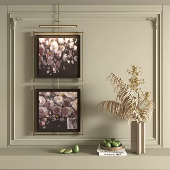 modern decorative painting 3d model
