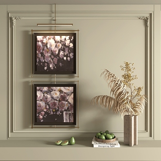 modern decorative painting 3d model