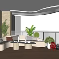 Cozy Home Balcony Design With Wooden Flooring Sofa Plants And City View