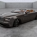 Rolls Royce Luxury Convertible Dark Gray Exterior With Brown Interior And Black Wheels