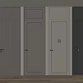 New Chinese Door 3d model