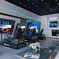 Hangda Driving School Simulation Training Room With Multiple Screens Training Seats And Equipment