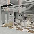 Newdrops Clothing Store Interior With PUMA Apparel Model Display And Shelves