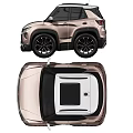 Chevrolet Pink SUV Featuring Modern Design Black Wheels And Multiple Views 3d model