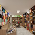 Tobacco and Alcohol Store Interior With Shelves Displaying Various Liquor and Cigarette Products