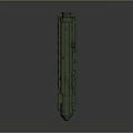 Green Military Missile Transport Vehicle With Heavy Duty Wheels And Launcher