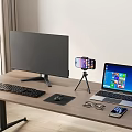 Computer Desktop Computer Laptop Monitor 3d model