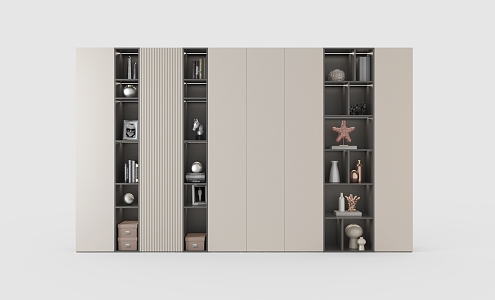 Minimalist Decorative Cabinet 3d model