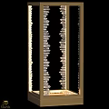Elegant Gold Frame Table Lamp With Crystal Accents And Modern Design
