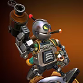 Modern Robot Warrior 3d model