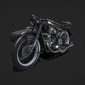 motorcycle three-wheeled motorcycle 3d model