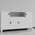 Low Cabinet File Cabinet Locker 3d model