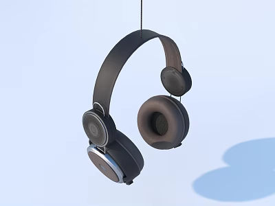 Stylish Modern Wireless Headphones With Comfortable Ear Pads And Premium Sound Quality 3d model
