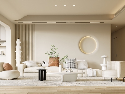 modern living room model