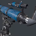 Commercial Equipment Blue Telescope with Stable Tripod Stand and High Quality Optics
