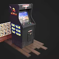 Modern game arcade 3d model