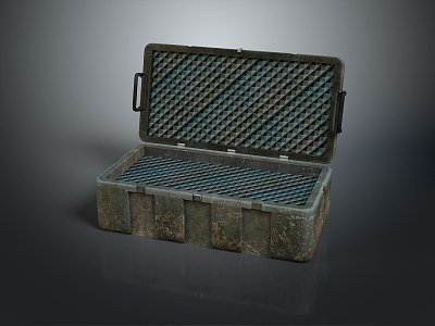 ammunition box arms box arms box military box wooden crate wooden crate old wooden crate wooden crate 3d model