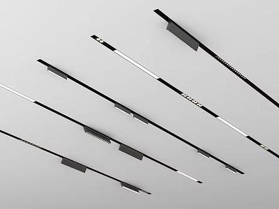 Modern Downlights and Spotlights with Sleek Design for Home Interior Lighting 3d model