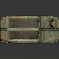 Green Rusty Jerry Can Vintage Fuel Storage Equipment Studio Shot