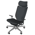Ergonomic Office Chair With High Backrest Mesh Material And Swivel Base 3d model