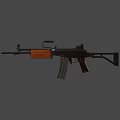 Classic Rifle With Wooden Handguard Black Metal Components And Sight Mechanism