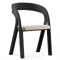 Modern Leisure Chairs With Curved Armrests And Upholstered Seats In Three Assorted Colors Design