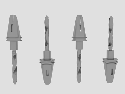 High Quality Hardware Drill Bits With Various Designs For Professional Use 3d model