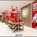 Modern Tobacco And Alcohol Store Interior With Shelves Counter Refrigerators And Products