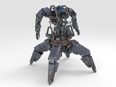 Industrial Equipment With Mechanical Structure And Multi Legs 3d model