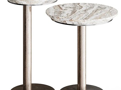 Fashion marble dining table 3d model