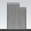 Modern High Rise Building With Clean Lines And Glass Facade Design