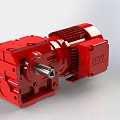 Red SEW Industrial Gearbox Equipment For Mechanical Power Transmission
