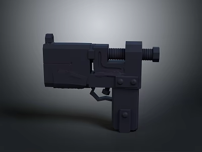 rifle semi-automatic rifle combat rifle battle rifle carbine war rifle attack rifle 3d model