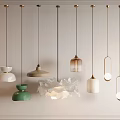 Modern Pendant Lights With Various Designs And Different Color Accents For Interior Decor